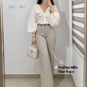 Pantalón Hilton - Taupe